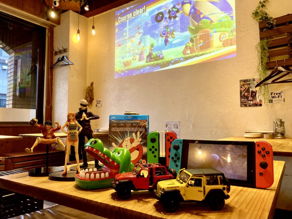 渋谷×BBQ×暑くない「渋谷ガーデンルーム3F」ゲーム機器