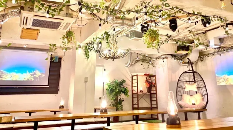 渋谷の貸切イベントスペースなら『渋谷ガーデンルーム3F』。ケータリングや飲み放題などがついて無料オプションも盛りだくさん！