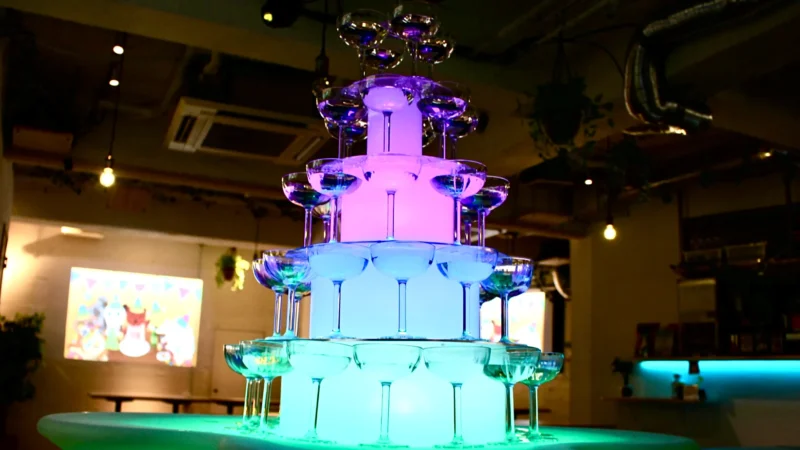 渋谷×貸切20人パーティー×シャンパンタワー