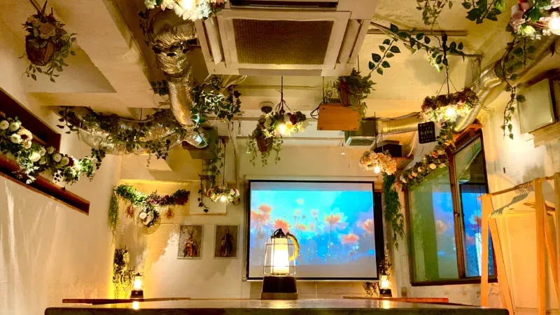 渋谷×居酒屋×喫煙可「渋谷ガーデンルーム３F」夜内観