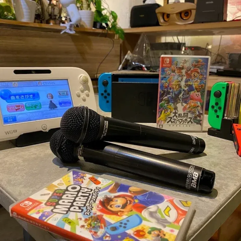 系列店舗全て貸切でのご利用で音響機器・マイク・プロジェクター・カラオケ・ゲーム機などが【無料】でご利用いただけます！